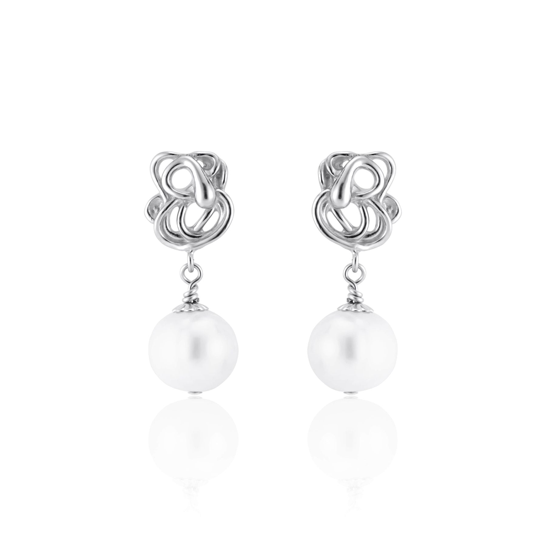 Camille Pearl Drop Earrings (RTS)