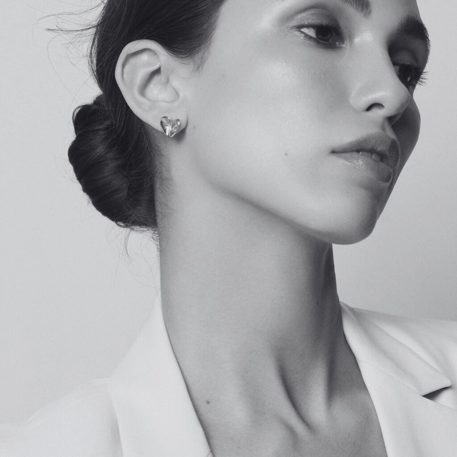 Amandine Studs - Silver (RTS)