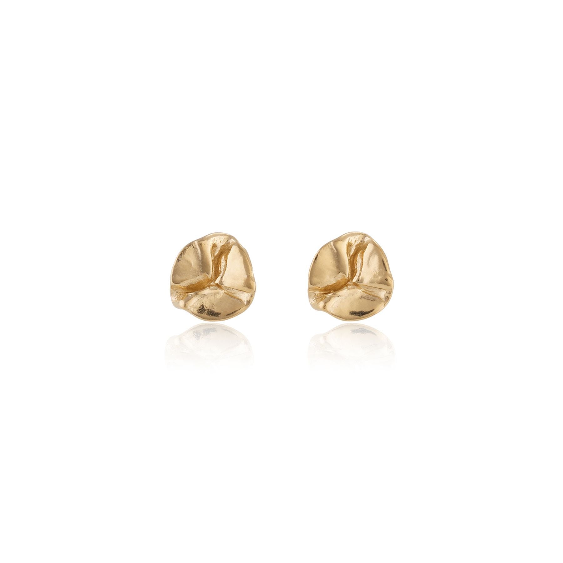 Anaïs Lily Pad Studs - Vermeil (RTS)