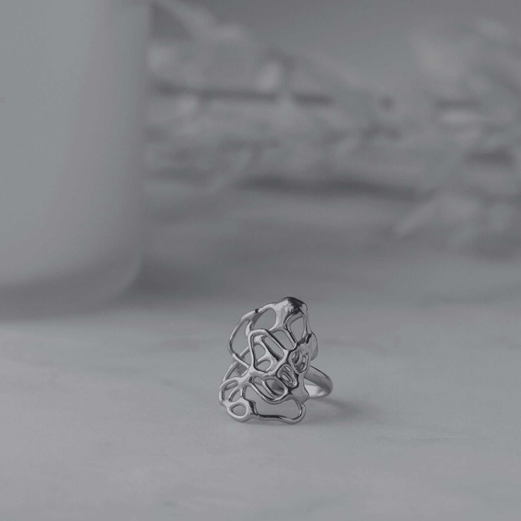 Audrey Ring - Silver (RTS)