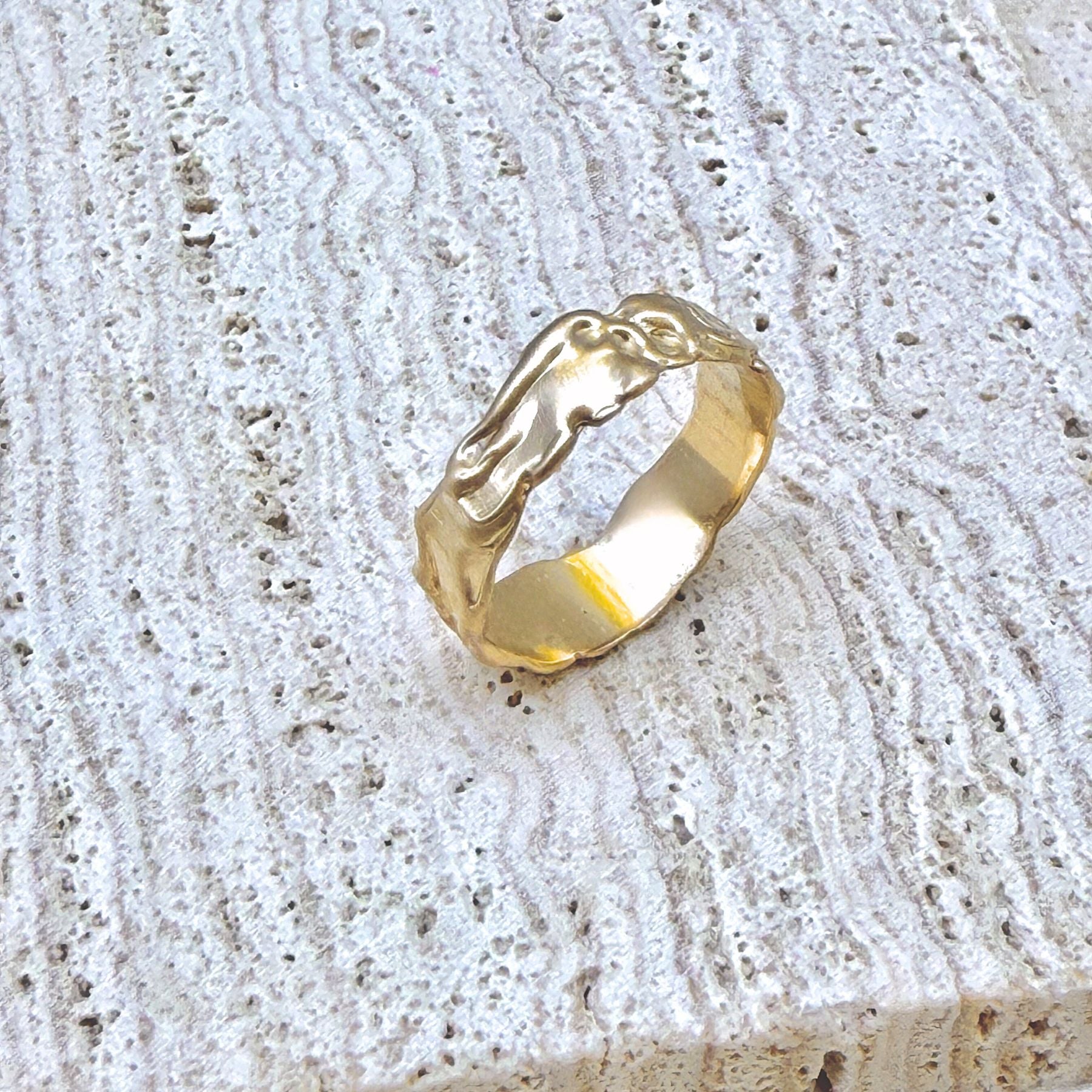 Alix Band in 5mm width and 10ky gold